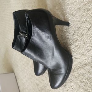 Platform Leather Booties size 8.5